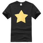 2019 summer short sleeve T-shirt printed STEVEN UNIVERSE STAR pattern fashion cool hip hop streetwear men's T-shirts harajuku