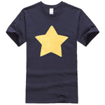 2019 summer short sleeve T-shirt printed STEVEN UNIVERSE STAR pattern fashion cool hip hop streetwear men's T-shirts harajuku