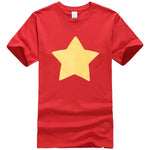 2019 summer short sleeve T-shirt printed STEVEN UNIVERSE STAR pattern fashion cool hip hop streetwear men's T-shirts harajuku