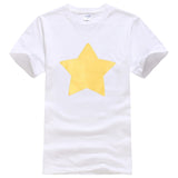 2019 summer short sleeve T-shirt printed STEVEN UNIVERSE STAR pattern fashion cool hip hop streetwear men's T-shirts harajuku