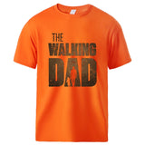 Man T shirt Summer Tee The Walking Dad Print Male Short Sleeve Tops 2020 Homme Casual Workout Top Hot Sell Father Day Gift Tee