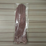 Sunscreen gloves non-slip lace ice silk gloves sexy female thin section summer UV touch screen driving long gloves 03K