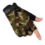 Men Sport Tactical Gloves Lightweight Breathable Army Camouflage Spring Summer Riding Gloves Non-Slip Full Finger Half Finger