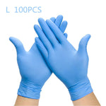 100 Pieces Disposable Gloves Black Nitrile Gloves Wholesale Rubber Latex Gloves Experiment Nitrile Tattoo Beauty Hair Dye