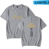 2020 Fashion Men's T-shirt Youth t shirt Sweatshirt stray kids Harajuku Women's T-Shirt Short Sleeve Grey Print Boy t-shirt Top