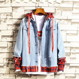 2020 Men's Casual Bomber Jackets Men's Hip Hop Retro Denim Jackets Street Style Men's Fashion Denim Casual Retro Jackets hoodie