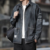 2020 Men's Casual Bomber Jackets Men's Hip Hop Retro Denim Jackets Street Style Men's Fashion Denim Casual Retro Jackets hoodie