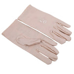 women's Sunscreen Gloves Fashion Female Short Embroidered Sunscreen Skin Care Spring And Autumn Elastic Thin Gloves