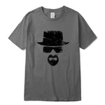 XIN YI Men's High quality short sleeve 100% cotton Funny heisenberg print o-neck breaking bad cool casual men t-shirt tee shirts