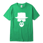 XIN YI Men's High quality short sleeve 100% cotton Funny heisenberg print o-neck breaking bad cool casual men t-shirt tee shirts