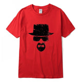 XIN YI Men's High quality short sleeve 100% cotton Funny heisenberg print o-neck breaking bad cool casual men t-shirt tee shirts