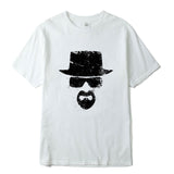 XIN YI Men's High quality short sleeve 100% cotton Funny heisenberg print o-neck breaking bad cool casual men t-shirt tee shirts