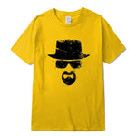 XIN YI Men's High quality short sleeve 100% cotton Funny heisenberg print o-neck breaking bad cool casual men t-shirt tee shirts