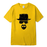 XIN YI Men's High quality short sleeve 100% cotton Funny heisenberg print o-neck breaking bad cool casual men t-shirt tee shirts