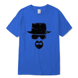 XIN YI Men's High quality short sleeve 100% cotton Funny heisenberg print o-neck breaking bad cool casual men t-shirt tee shirts