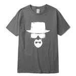 XIN YI Men's High quality short sleeve 100% cotton Funny heisenberg print o-neck breaking bad cool casual men t-shirt tee shirts