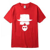 XIN YI Men's High quality short sleeve 100% cotton Funny heisenberg print o-neck breaking bad cool casual men t-shirt tee shirts