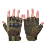 Fingerless Tactical Gloves Military Army Shooting Bicycle Paintball Airsoft Carbon Hard Knuckle Half Finger Gloves Men