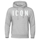 Icon Print Mens Hoodies 2019 Autumn Winter Sweatshirt Hot Sale Fashion Hoodie Casual hip hop Sweatshirt Autumn New Men Tracksuit