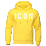 Icon Print Mens Hoodies 2019 Autumn Winter Sweatshirt Hot Sale Fashion Hoodie Casual hip hop Sweatshirt Autumn New Men Tracksuit