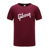 2020 New men tshirt luxury brand Gibson T Shirts Men Music Rock Man t shirt Short Sleeve T-Shirt Hip Hop Mens Tee Shirt Tops