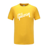 2020 New men tshirt luxury brand Gibson T Shirts Men Music Rock Man t shirt Short Sleeve T-Shirt Hip Hop Mens Tee Shirt Tops