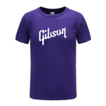 2020 New men tshirt luxury brand Gibson T Shirts Men Music Rock Man t shirt Short Sleeve T-Shirt Hip Hop Mens Tee Shirt Tops