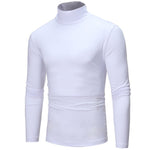 2019 High collar Compression Shirts Men Bodybuilding Sportswear T-shirt Long Sleeve Top Gyms T Shirt Men Fitness Tight