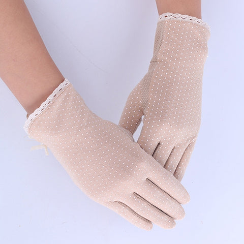 Summer Women's Driving Gloves Women Fashion Non-slip Glove Slip-resistant Sunscreen Gloves