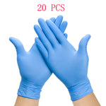 100pcs disposable nitrile Gloves XL work glove Food Cooking Gloves Kitchen Cleaning Universal Household Garden tattoo beauty