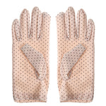 Female Women Summer Cotton Short Gloves Design Sun-shading Slip-resistant Gloves