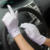 Fashion Solid Wrist Women Gloves Cotton Female Thin Short Design Elastic Special Sunscreen Summer Driving Hot Sale 5pcs/Lot 2054